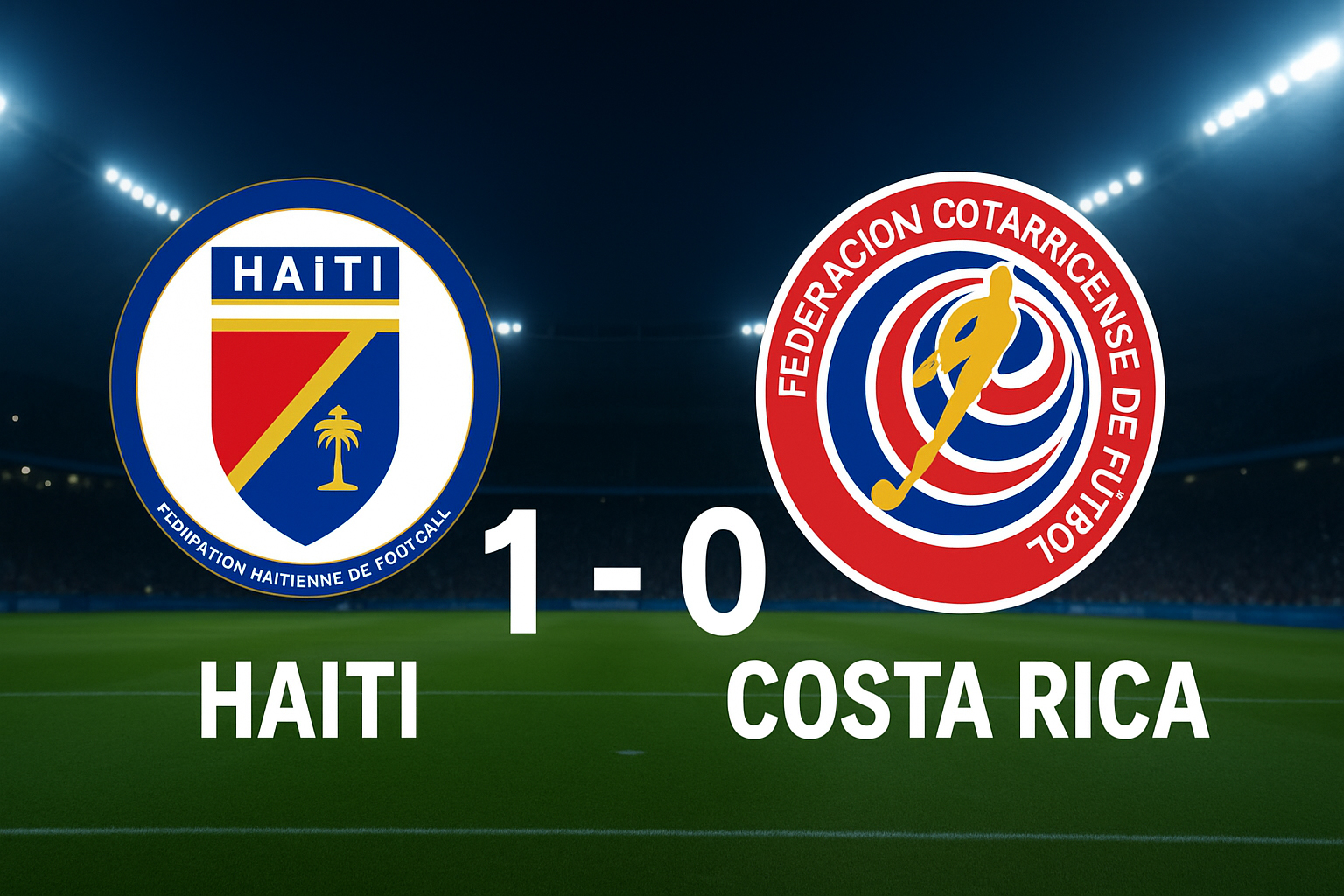 Haití sorprende y vence 1–0 a Costa Rica; la Sele queda en una posición crítica