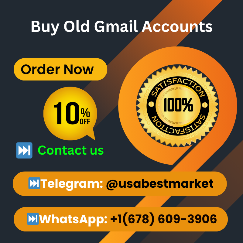 Buy Old Gmail Accounts-100% Reliable & Safe Service Provider